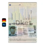 Germany Passport PSD Template