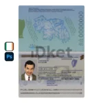 Ireland Passport PSD Template