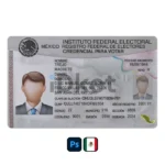 Mexico ID Card PSD Template