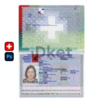 Switzerland Passport PSD Template