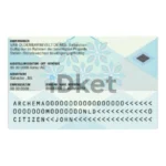 Switzerland Residence Permit PSD Template - Image 2