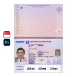 Singapore Passport PSD Template