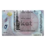 United kingdom (UK) Driver License PSD Template - Image 2