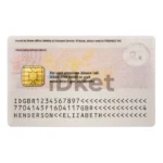 United kingdom (UK) ID Card PSD Template - Image 2