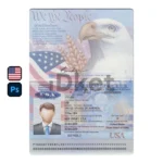 USA Passport PSD Template