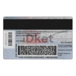 USA Texas Driver License PSD Template - Image 2